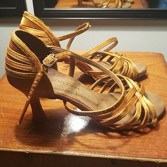 Dance suede bottom dance salsa shoes - Picture 3 of 5